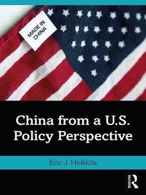 cover image of China from a U.S. Policy Perspective